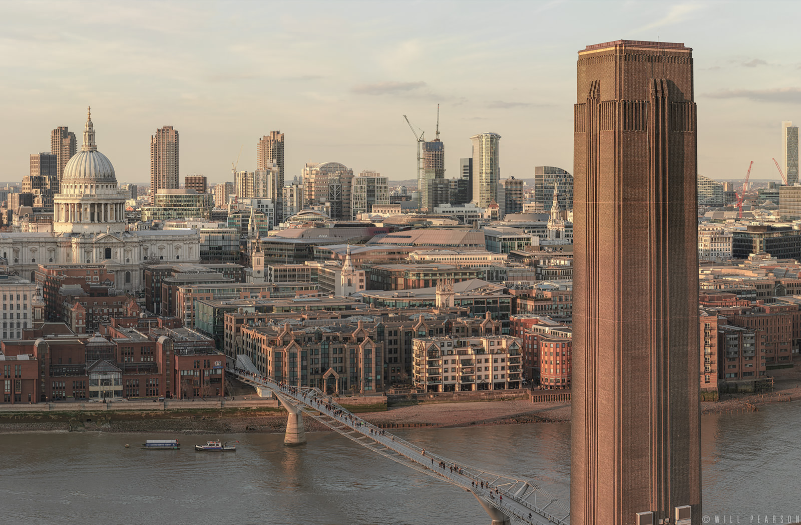 London Stilled in the Evening