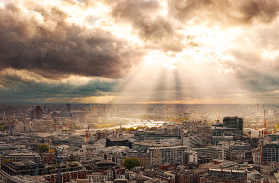 Rays Over London Panorama