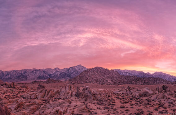 Alabama Hills: Sunset