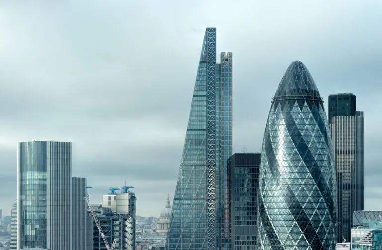 Silvered City - a high resolution cityscape of the City of London