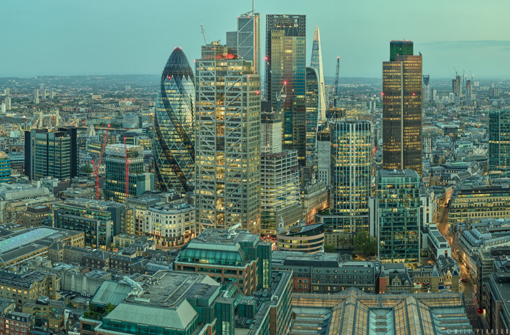 Gigapixel Cityscape | The City of London at Dusk | Cityscape Photographer