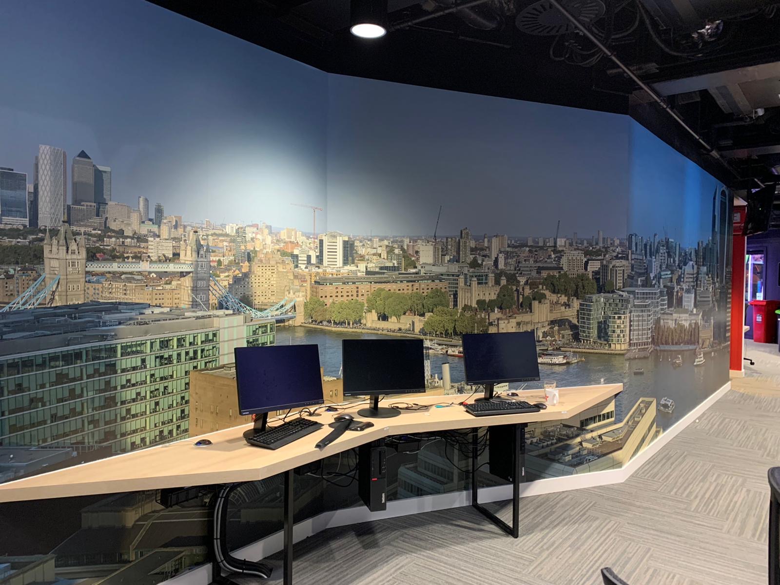 Virgin Radio HQ Cityscape Panorama