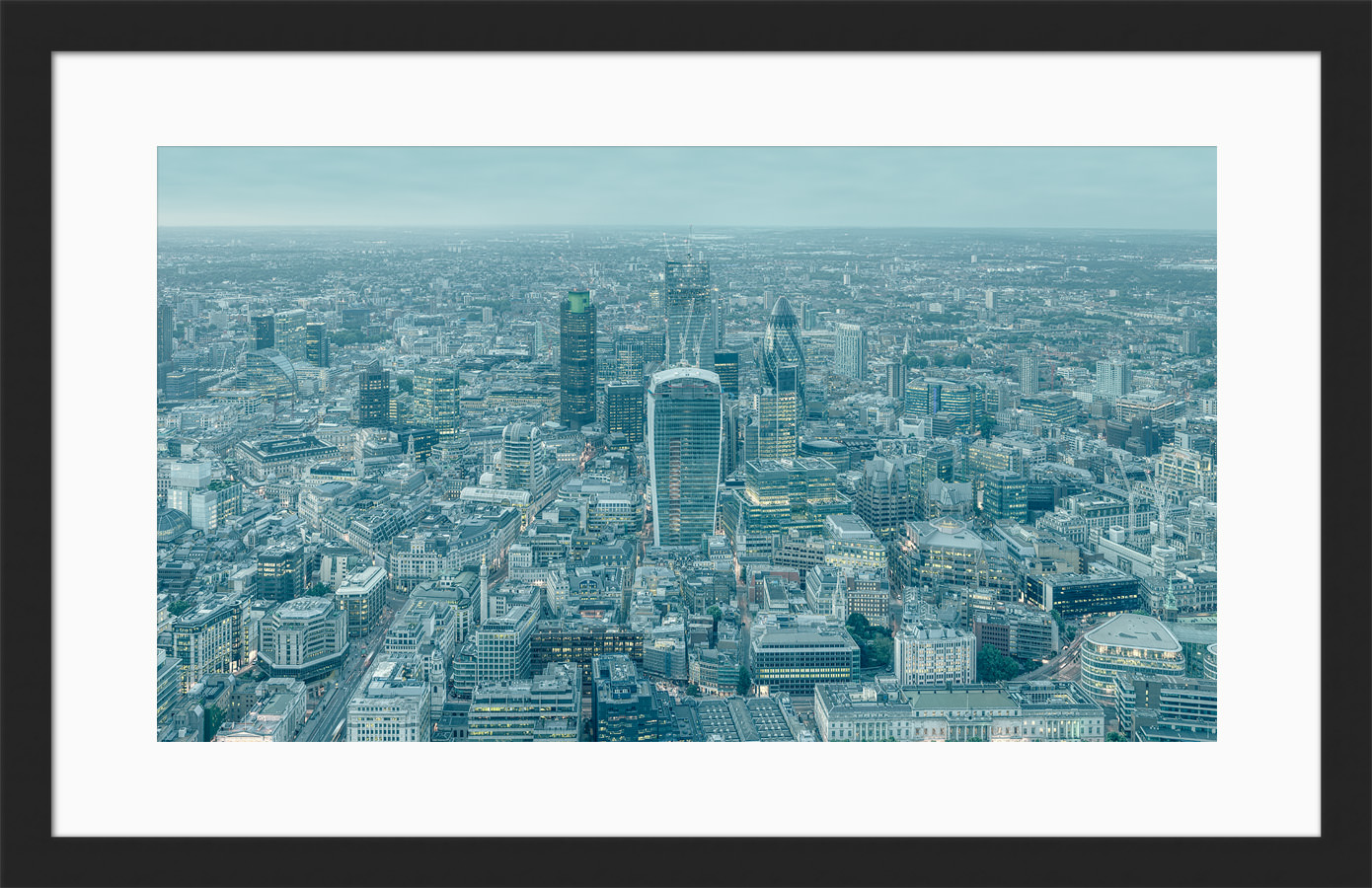 The framed print of Infinitely London