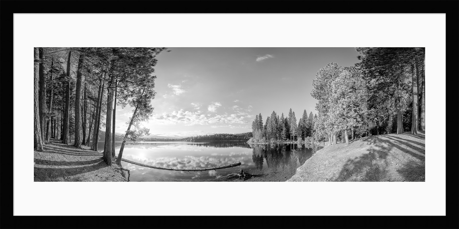 The framed print of Lake Siskiyou