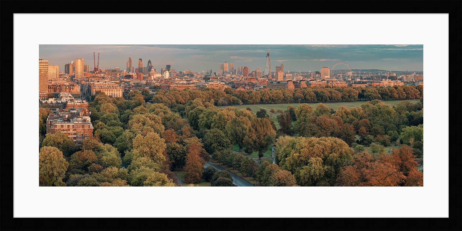 The framed print of Hyde Park 2011