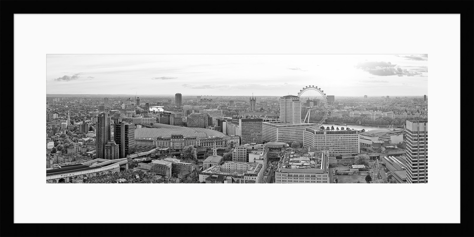 The framed print of Sundown Over Waterloo