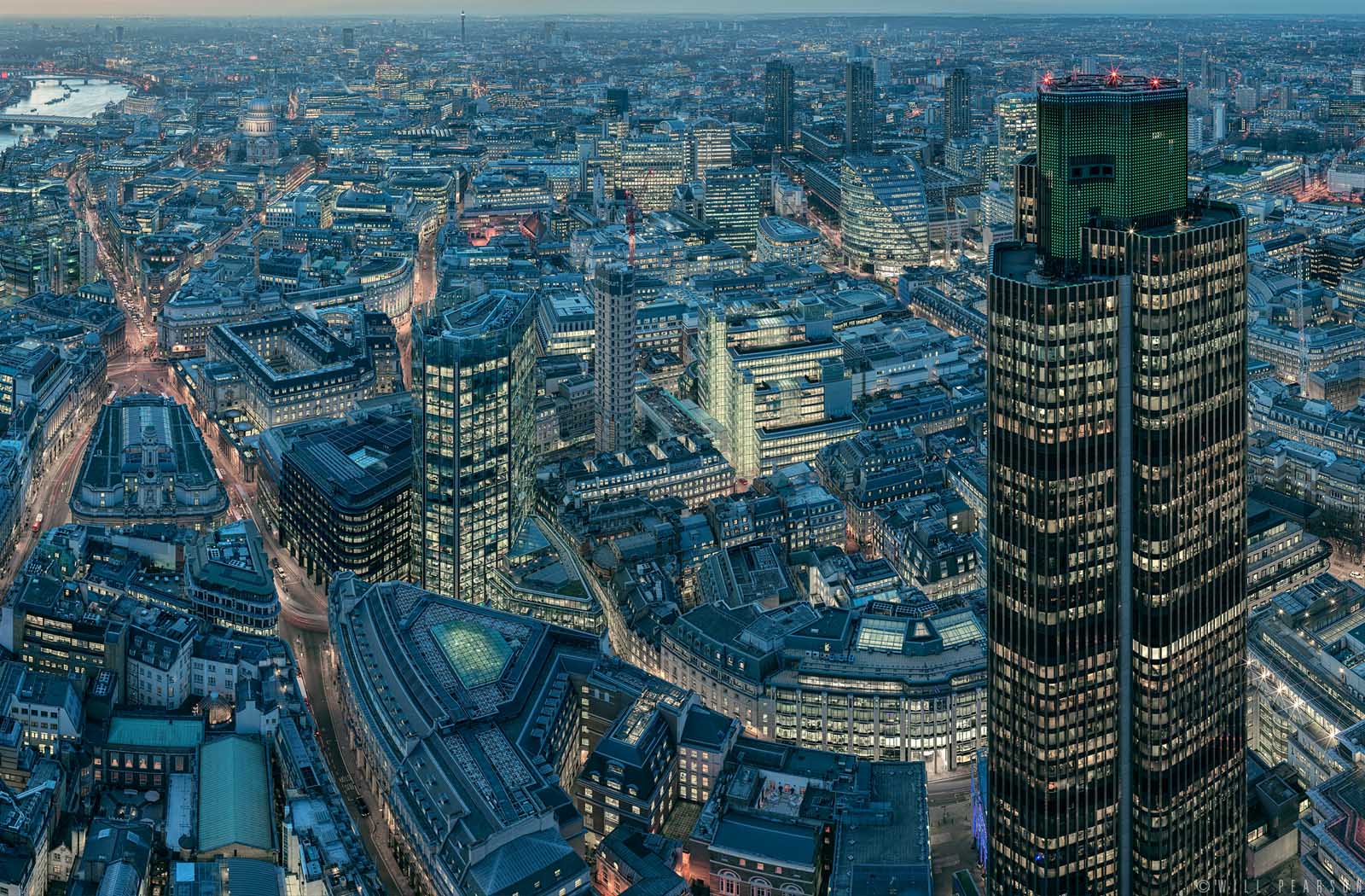 Translight Photography - London from the Leadenhall - High Resolution Cityscape